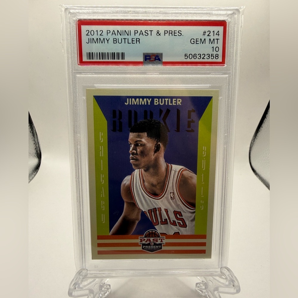 Jimmy Butler 2012 Panini Past & Present RC PSA 10 GS Warriors Heat Rookie Fresh